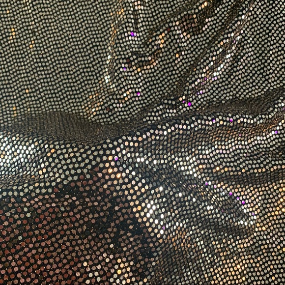 Gold Metalic Dramatic Dress by Anne Klein - Picture 5 of 8